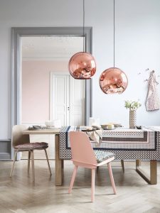 Simple ways to incorporate the rose gold trend inside your home