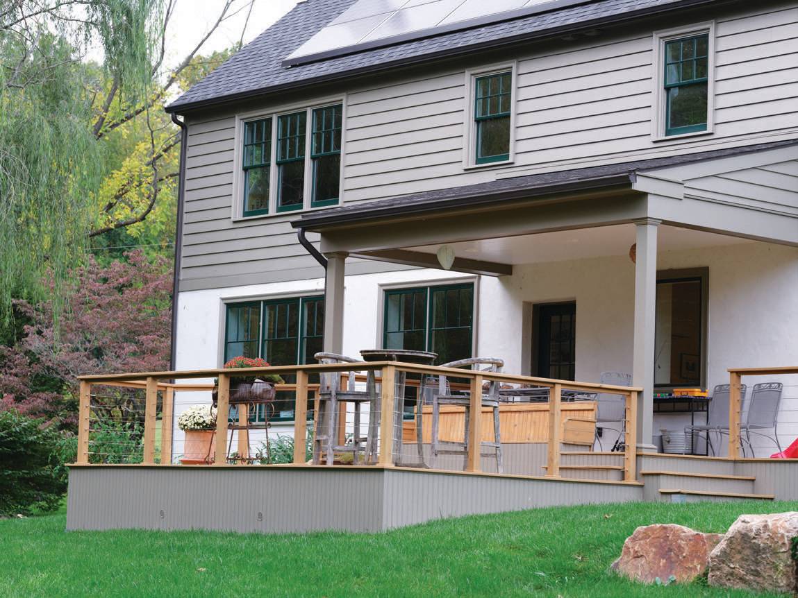 outdoor patio farmhouse